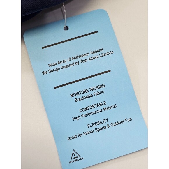 ALK Women's M Athrock Navy Blue Athleisure Athletic Stretch Wiast Leggings NEW - Picture 10 of 10